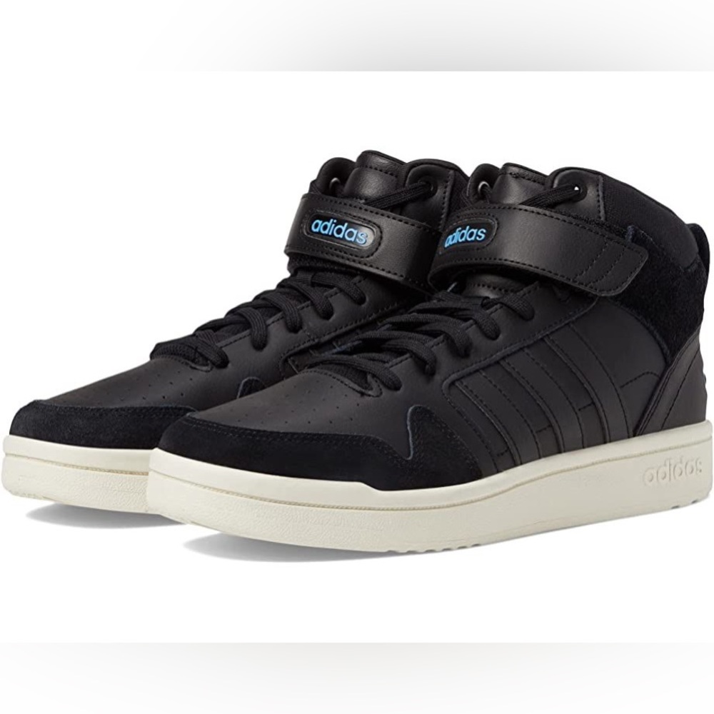 NEW adidas Postmove Mid Black Men’s Basketball Shoes SIZE 7.5 (8.5W) and 8 (9W)